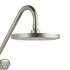 PULSE ShowerSpas Kauai III Brushed Nickel Rain Shower Head with Handheld Spray - 1.8 GPM, 8" Showerhead, 5-Function HandShower, Adjustable Slide Bar - 4 of 4