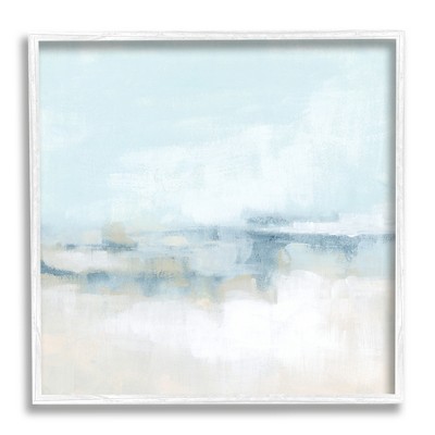 Stupell Abstract Cloudy Landscape Blue Fog Framed Giclee