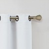 Kate Aurora Set of 2 Thermal Room Darkening Grommet Top Curtains For Small Windows - 63 in. Long - White - 3 of 3