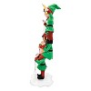 6 Ft. 5 3/4" Light-Up LED Elf Stack with Sound Indoor & Outdoor Christmas Decoration - 4 of 4