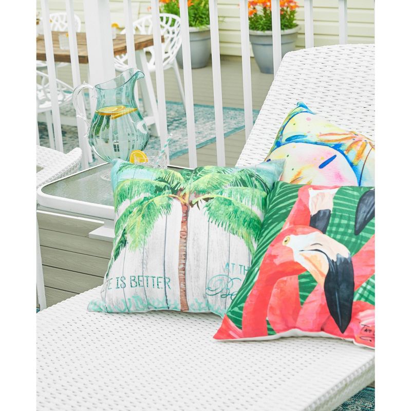 C&F Home 18" x 18" At The Beach Coastal Indoor/Outdoor Decorative Throw Pillow, 5 of 10