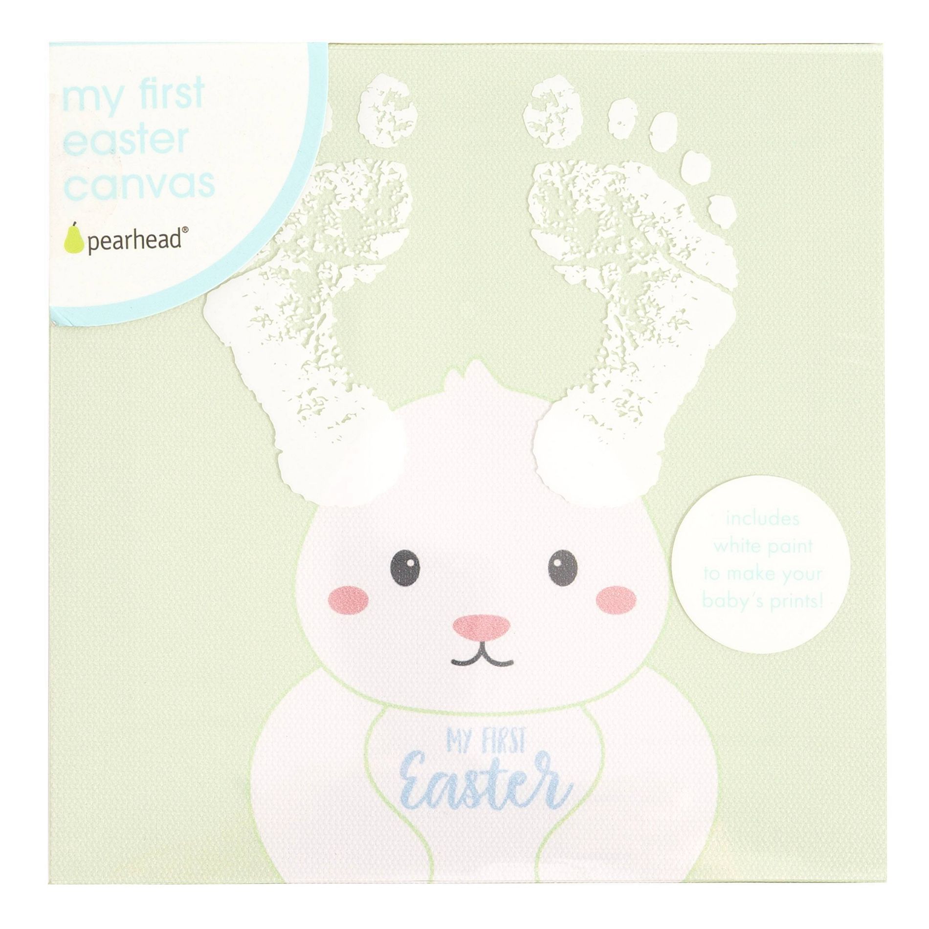 Pearhead 6"x6" My First Easter Wall Canvas Art Framed