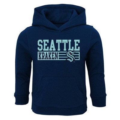 Nhl Seattle Kraken Girls' Poly Fleece Hooded Sweatshirt : Target