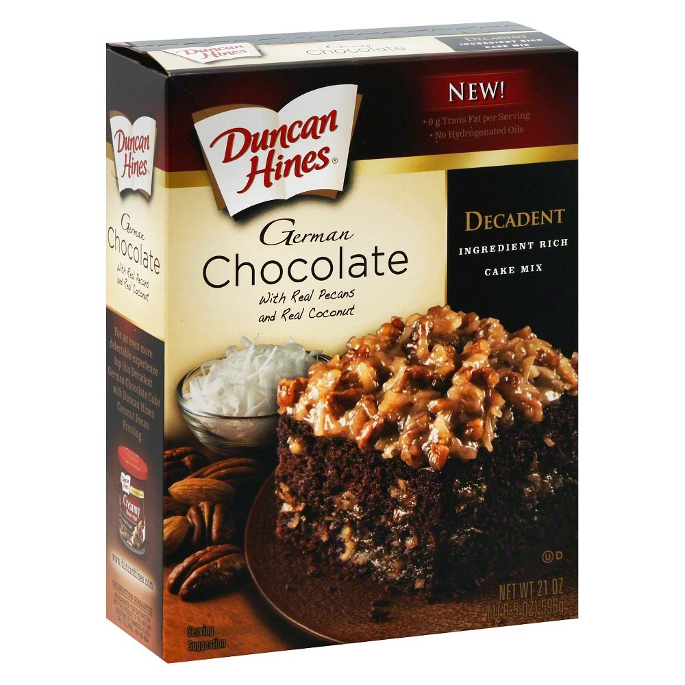 UPC 644209413409 product image for Duncan Hines German Chocolate Cake Mix - 21oz | upcitemdb.com