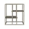 Dexmalle Metal Frame Wood Living Room End Table with Shelf - 3 of 4
