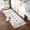Design Imports Southwestern Textured Fringe - Stone & Blue - 2 Ft 3 In X 6 Ft - 4 of 4