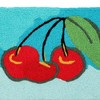 Jellybean Luscious Cherries 20"x30" Accent Mat – Vibrant & Washable Doormat for Indoor/Outdoor Use - 2 of 3
