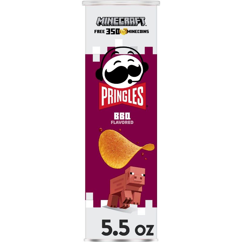 Pringles Snack Stacks BBQ Flavored Potato Crisps Chips - 5.5oz, 1 of 13