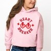 The Juniper Shop Heart Breaker Sunglasses Toddler Graphic Hoodie - 2 of 3