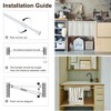 LunaLulinlk Mumo 6 Pcs Spring Tension Curtain Rod,Multifunctional Adjustable Rods for Kitchen Bathroom Wardrobe Closet - 3 of 4