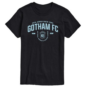 - National Women's Soccer League - NJ NY Gotham FC Indsutrial Short Sleeve Graphic T-Shirt - 1 of 1