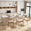 NicBex 20.08"-118.50" Multifunctional Extendable Console Dining Table for Kitchen, Small Space - 2 of 4
