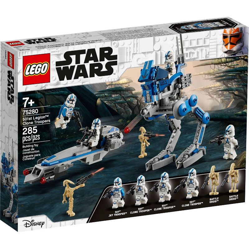 LEGO Star Wars 501st Legion Clone Troopers Building Kit, Cool Action Set for Creative Play 75280, 5 of 14