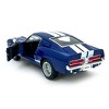 KiNSMART - 1967 Ford Shelby Mustang GT500 1:38 Scale 5" Die Cast Metal Model Toy Muscle Car (Blue) - 3 of 3
