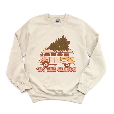 Simply Sage Market Women's Graphic Sweatshirt Hippie Tis The Season