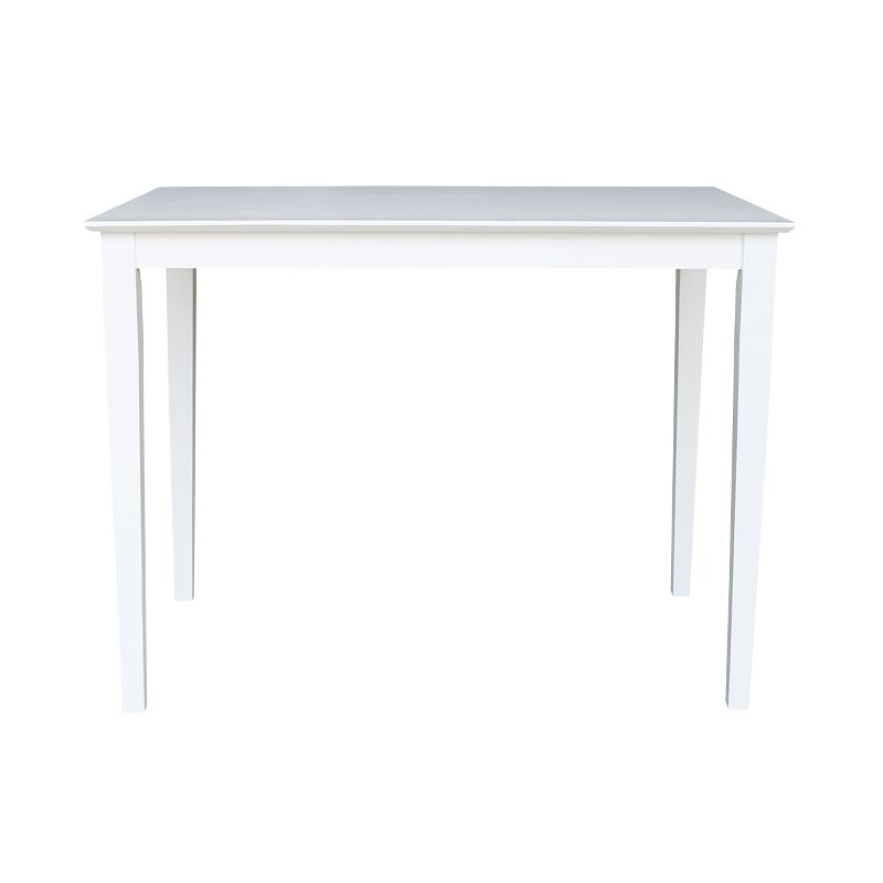 Solid Wood 30 X 48" Dining Table White - International Concepts, 3 of 6