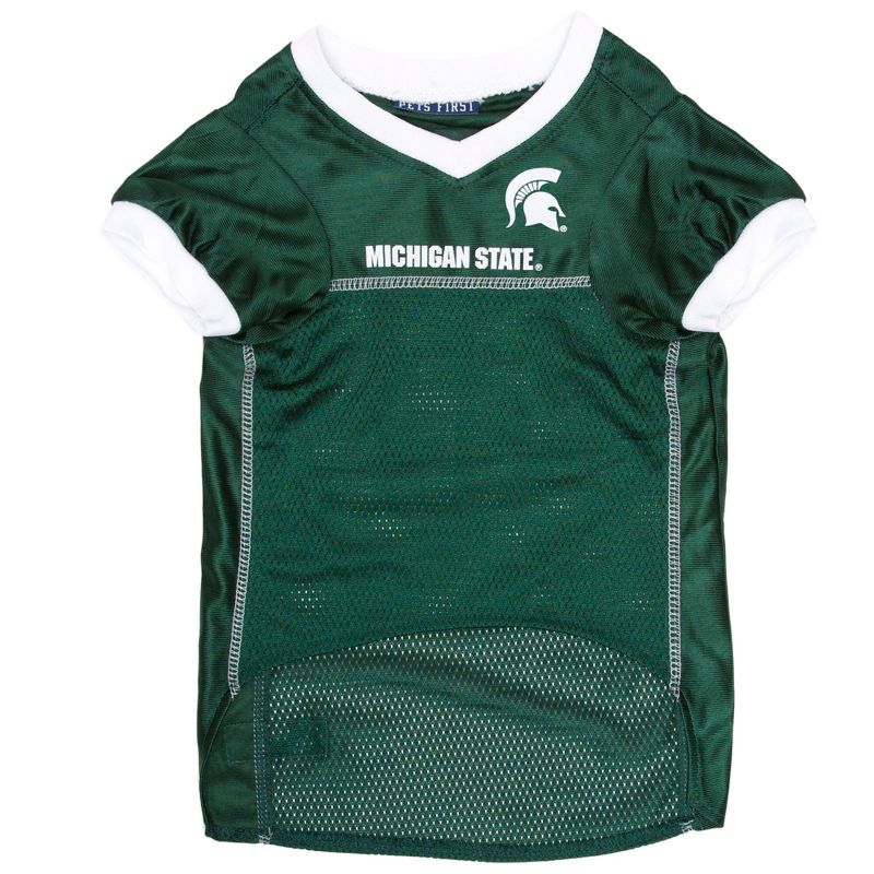 NCAA Michigan State Spartans Pets Mesh Jersey, 2 of 5