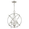 Livex Lighting Aria 3 - Light Chandelier in  Brushed Nickel - 3 of 4
