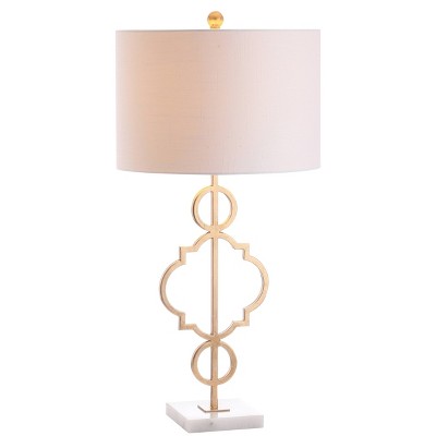 31" Metal July Table Lamp (Includes LED Light Bulb) Gold - JONATHAN Y