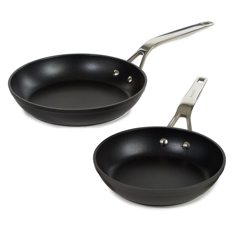 BergHOFF Essentials Non-stick Hard Anodized Fry Pans, Black, 1 of 7