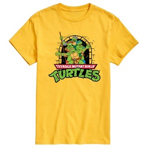 Men's - Teenage Mutant Ninja Turtles - TMNT Logo Character Group Short Sleeve Graphic T-Shirt - 1 of 4