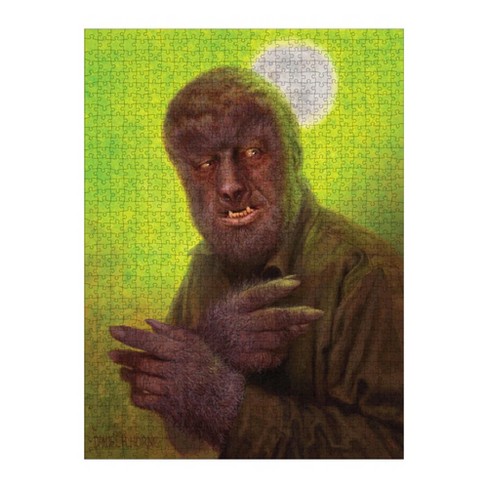 Trick Or Treat Studios Universal Monsters Wolfman 1000 Piece Jigsaw Puzzle - image 1 of 3