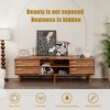 Okak Retro Tall Dresser for Bedroom with 4 Bevel Design Drawers,Storage Chest of Drawers Nightstand for Closet Bedside Living Room Hallway - 4 of 4