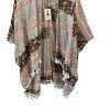 Women's Printed Chiffon Tassel Duster - Easel - 3 of 3