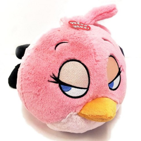 tand eetpatroon Onderscheid Commonwealth Toys Angry Birds 8" Talking Plush: Pink Bird : Target