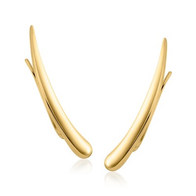 Ross-Simons 10kt Yellow Gold Curved Ear Climbers
