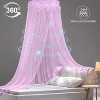 YEERSWAG Versatile Bed Canopy Bed Curtain Net For Single to King Size Best Gift For Girls - 2 of 4