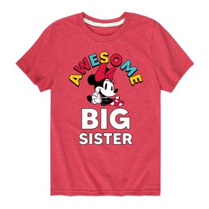 Girls' - Disney - Awesome Big Sister Short Sleeve Graphic T-Shirt - 1 of 4