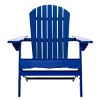 Foldable Acacia Wood Patio Accent Chair With Stackable Arm Rest,Slatted Seat And Back,Adirondack Chairs Folding,Patio Chair Outdoor -Maison Boucle - 3 of 4
