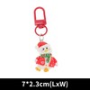 Unique Bargains Christmas Keychain Lobster Clasp Alloy Resin Colorful 1 Pc - 2 of 3