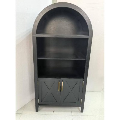 Arched Double Door Bookshelf