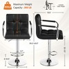 Yaheetech 2pcs Swivel Adjustable Bar Stools with Large Steel Pedestal Base for Bar Counter - 3 of 4
