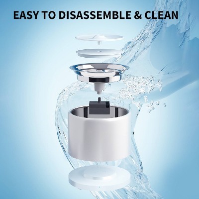 Stainless Steel Wireless Pet Water Fountain with LED Indicator