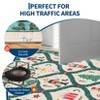 Christmas Area Rug, Christmas Print Throw Carpet with Non Slip Backing, Low Pile Stain Resistant Indoor Mat for Living Room, Bedroom - 4 of 4