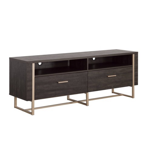 Sauder Walter Heights TV Credenza for TVs up to 65" Blade Walnut - image 1 of 4