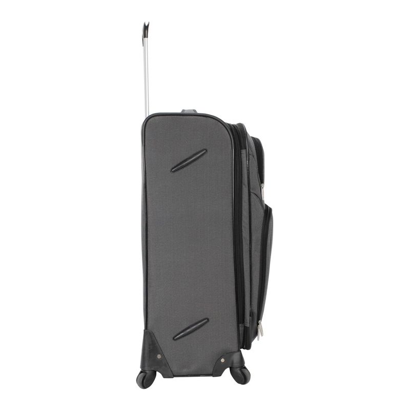 Skyline Softside Carry On Spinner Suitcase - Gray, 6 of 10