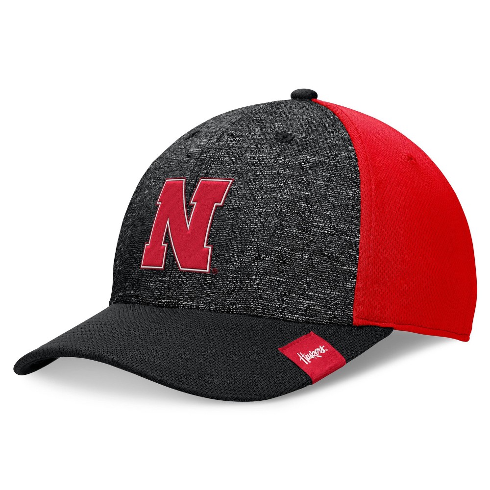 NCAA Nebraska Cornhuskers Structured Sublimated Hat Black Connecticut Post Mall