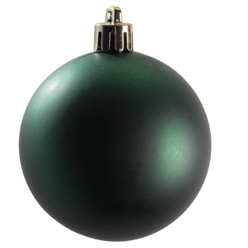 Vickerman 2 4 Midnight Green Matte Ball Ornament 24 Per Bag Target