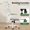 RISOKEYS Ergonomic Office Chair with Adjustable Lumbar Support & Headrest - Space-Saving Flip-Up Armrests for Home Office, Study Room - 4 of 4