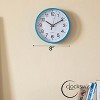 Clockswise Black Analog Clock – Silent, Non-Ticking for Wall, Office Desk, Table and Shelf, Battery-Operated Perfect for Home Office - 2 of 4