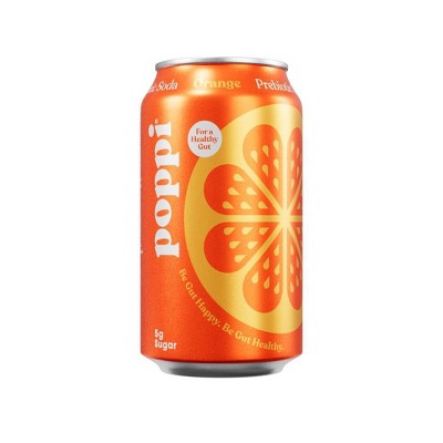 Poppi Orange Prebiotic Soda - 12 fl oz Can_4