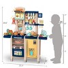 Baofuwish Large Kids’ Play Kitchen Set,Pretend Cooking Playset with Lights, Sounds, Play Phone, Clock & 65 Accessories for Ages 3+ - 4 of 4