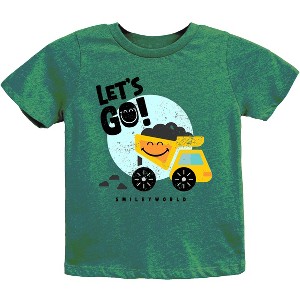 The Juniper Shop SmileyWorld Let's Go Dump Truck Youth Short Sleeve Tee - 1 of 4