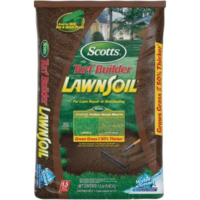 Scotts Turf Builder LawnSoil with Water Smart for Lawn Repair or Overseeding