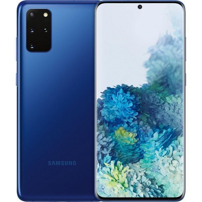 Manufacturer Refurbished Samsung Galaxy S20+ 5G G986U (Fully Unlocked) 128GB Aura Blue (Very Good)