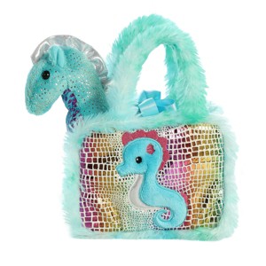Aurora Small Seahorse Fancy Pals Fashionable Stuffed Animal Multicolor 7" - 1 of 4